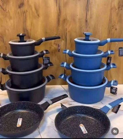 UCC LIFE Pot set [Granite stick cookware set(12ml)] TSW001/TSW002