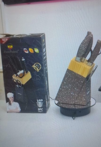 Haus Roland knife set with stand