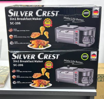 3 in 1 12Lsilver crest breakfast maker (Tsw002)