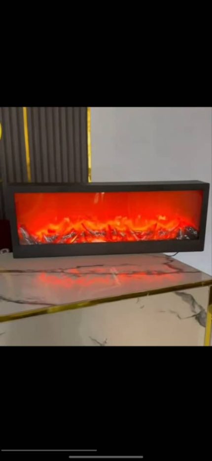 100cm LED Fireplace lantern with remote (SINGLE COLOR)