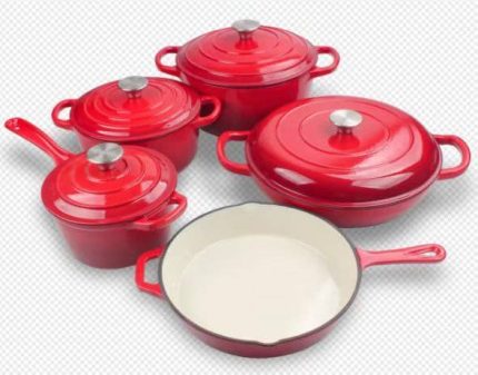 9 PCS Iron cast pot set 190K [Tsw002]