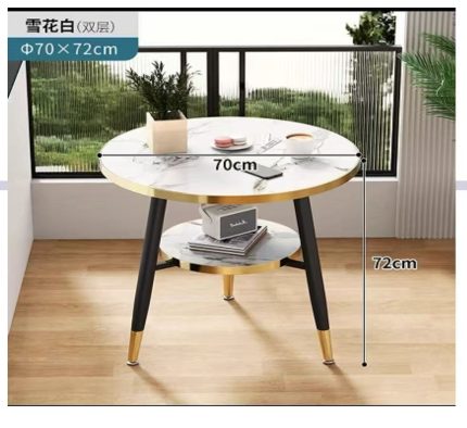 Luxury side table white