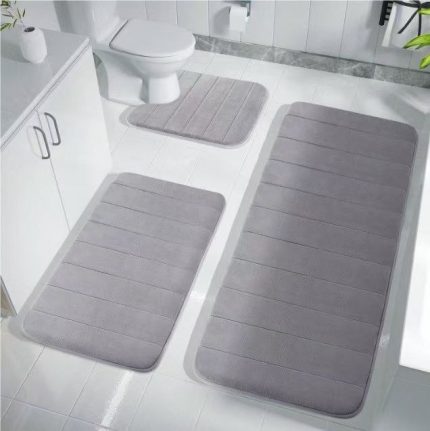 3in1 Super absorbent floor mat, anti slip bathroom mat