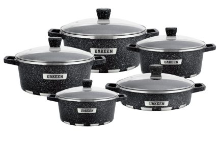 Uakeen Pot Set Black