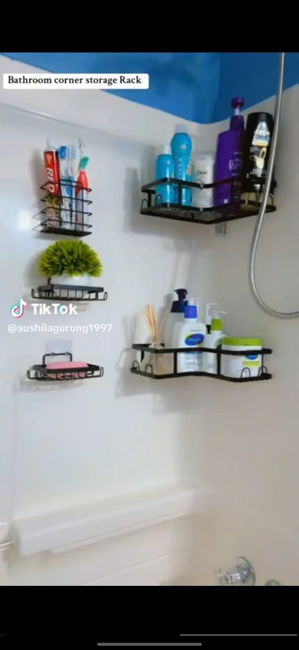 5 Set Bathroom Corner Rack