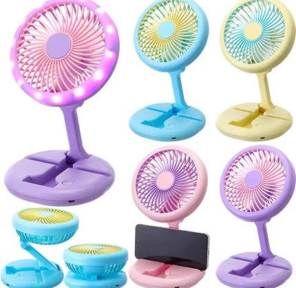 Mini Foldable Rechargeable Table Fan