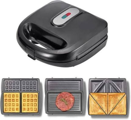 750 Watts 3 in 1 Waffle Maker