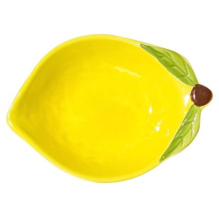 Lemon Shaped Ceramic Bowl