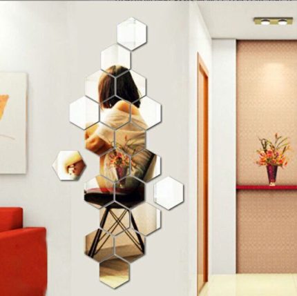 Hexagon Mirror (12 Pieces)