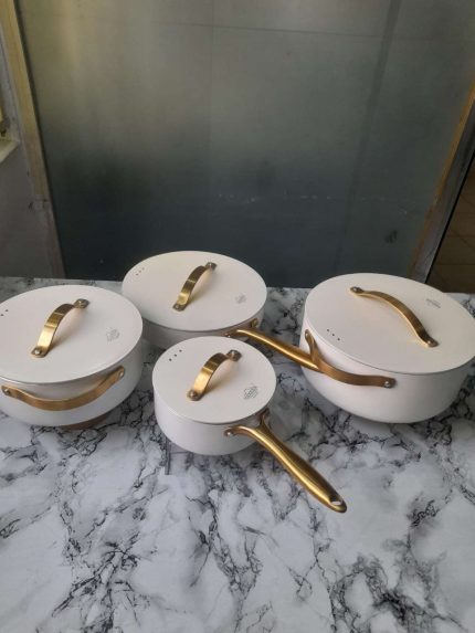 Uakeen Ceramic Pot Set White