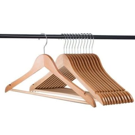 12 Piece Wooden Cloth Hanger