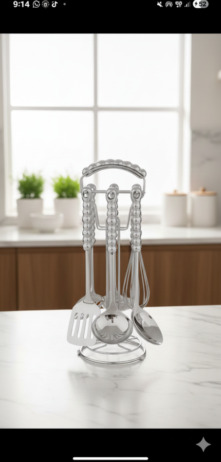 Stainless Steel Cookware Set - Silver