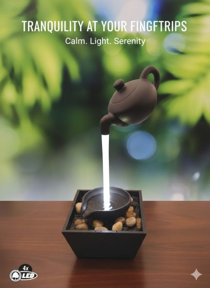 LED Fountain with Stones