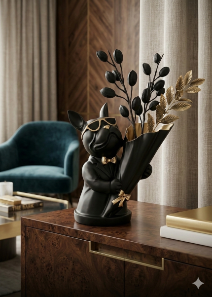 Gilded Bouquet Decor