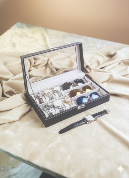 6+3 Watch and Eyeglass Organizer