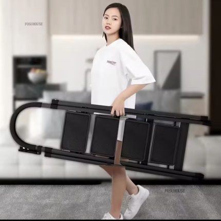 6 Step Foldable Ladder - Black