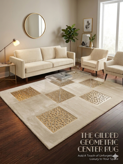 160by230cm Luxury Center Rug (Available in Grey, Cream and Chocolate)