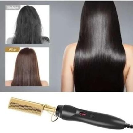 Electric Hot Hair Straightening Comb