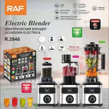 RAF 8 in 1 Full Copper Electric Blender R.2946